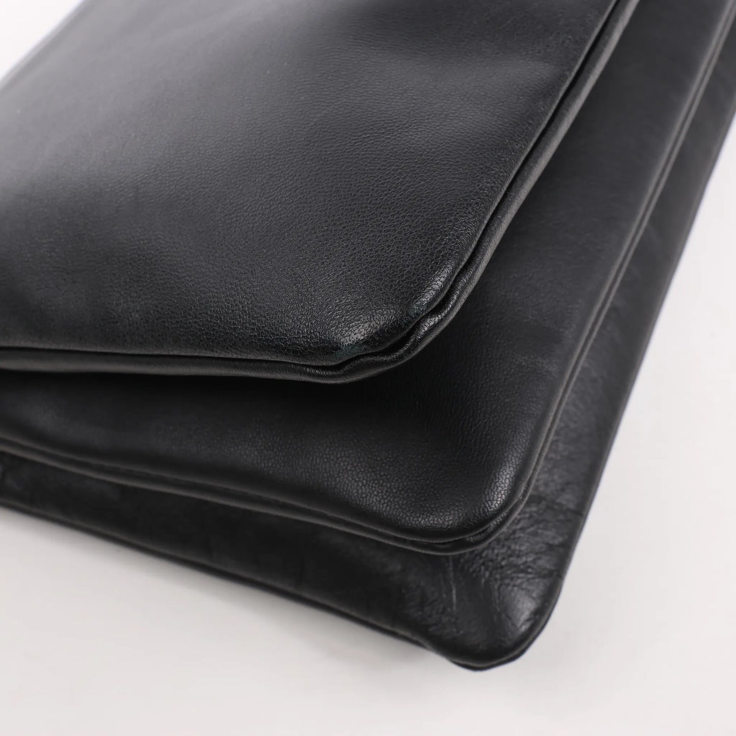 Celine Trio Large Leather Crossbody bag in Black