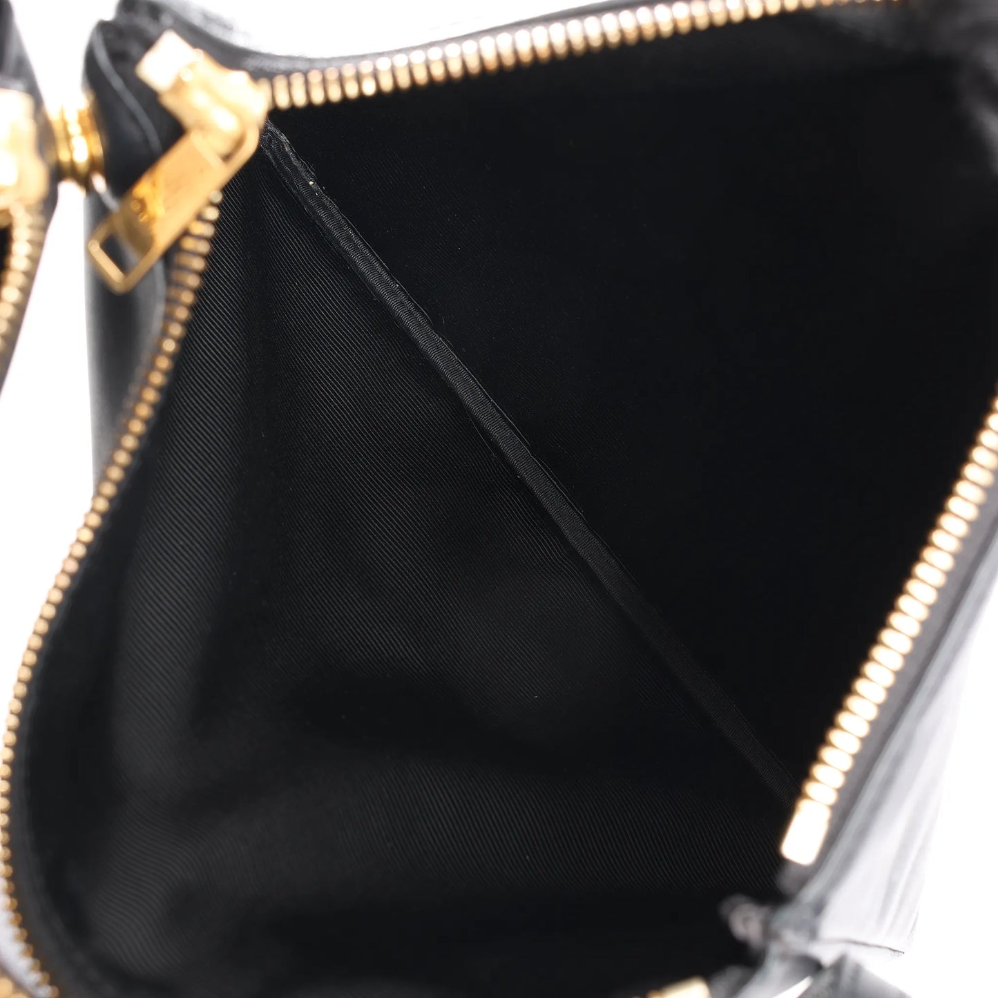 Celine Trio Large Leather Crossbody bag in Black