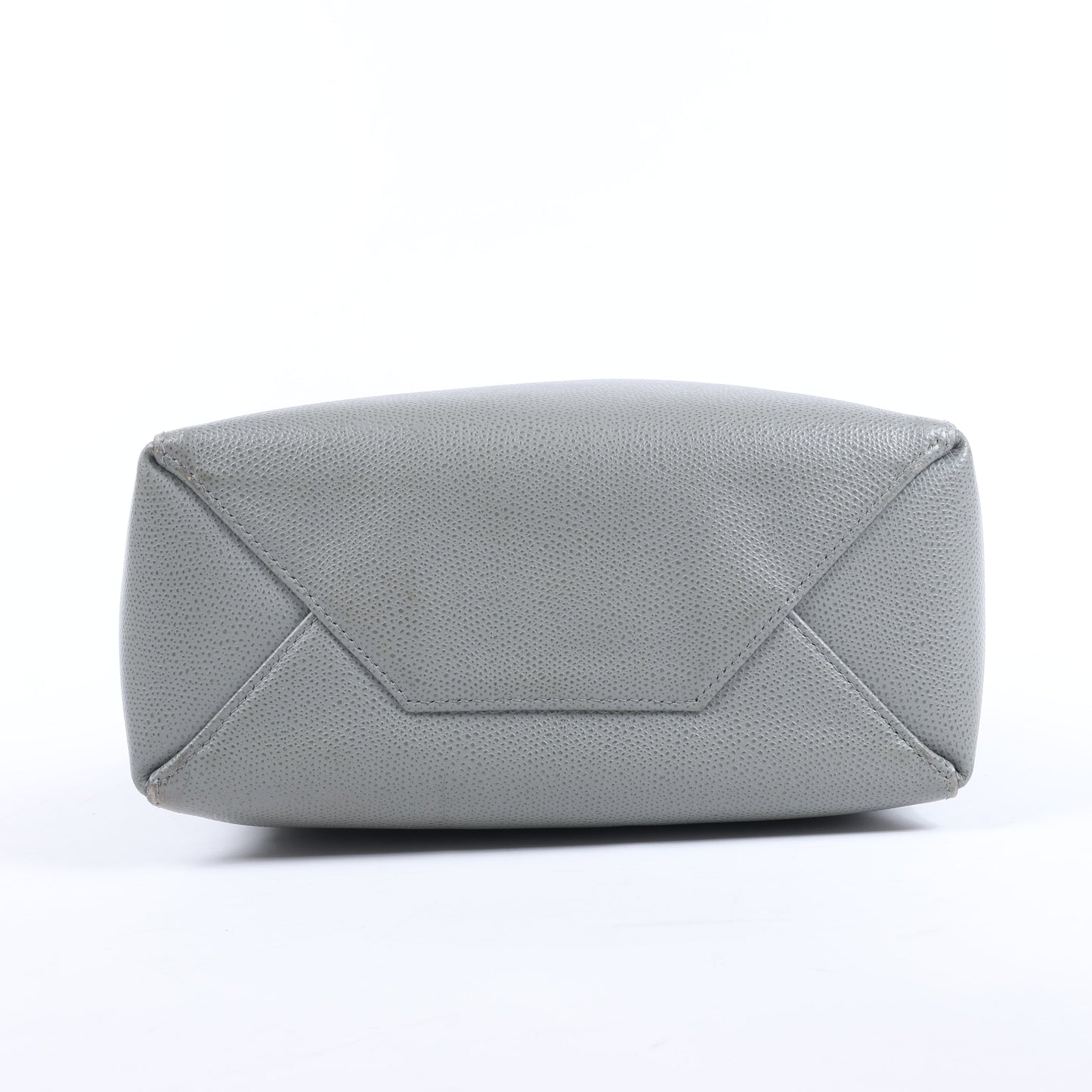 Petit sac à main vertical en cuir gris CELINE