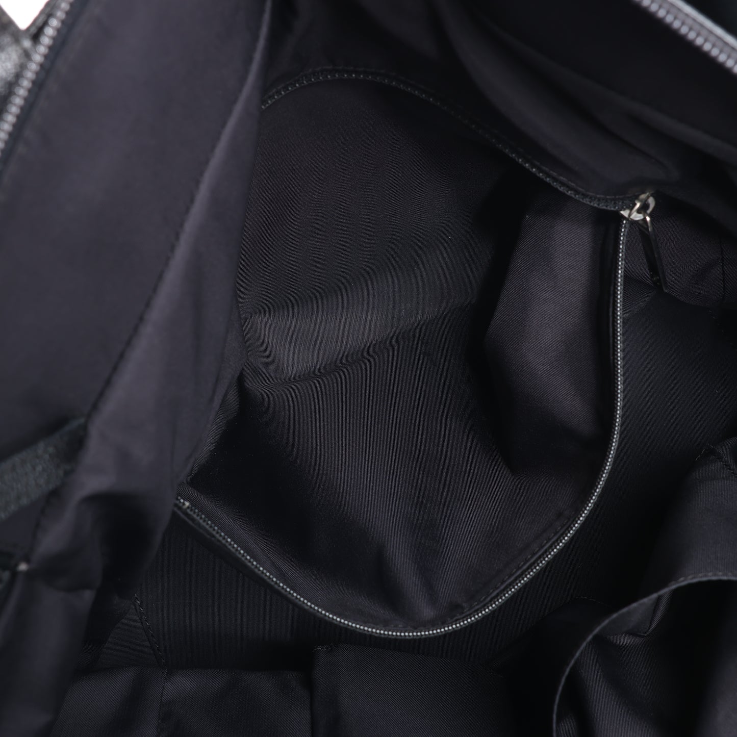 Chanel Paris Biarritz MM Coating Canvas Shoulder Bag in Black