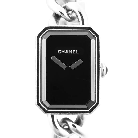 Chanel Premiere H3248 NQG70395 SS QZ Watch with Black Dial