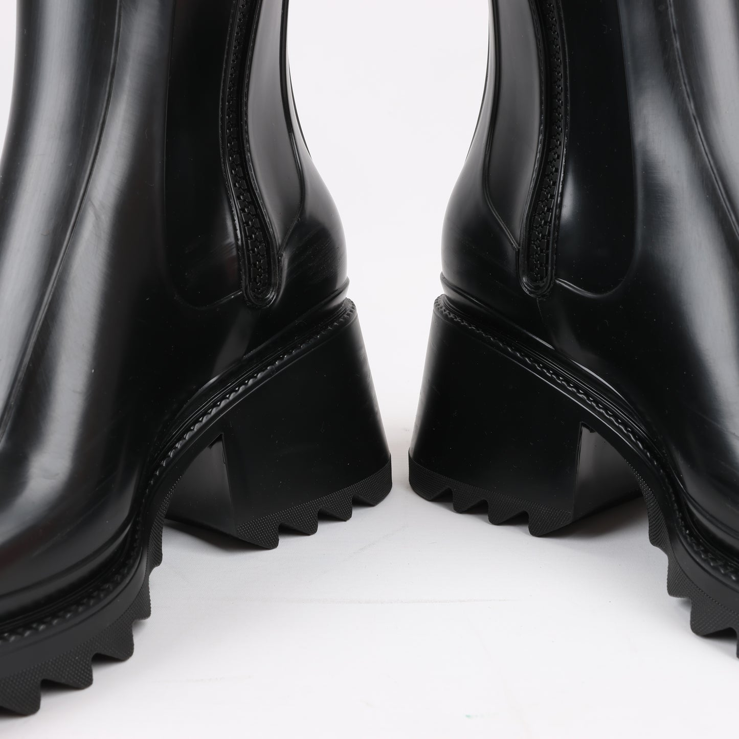 Chloe BETTY Rubber Boots in Black, Size 38 EU
