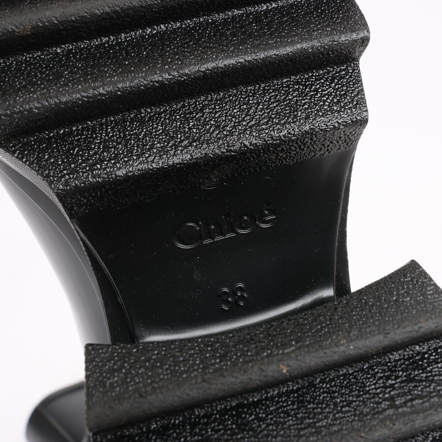 Chloe BETTY Rubber Boots in Black, Size 38 EU