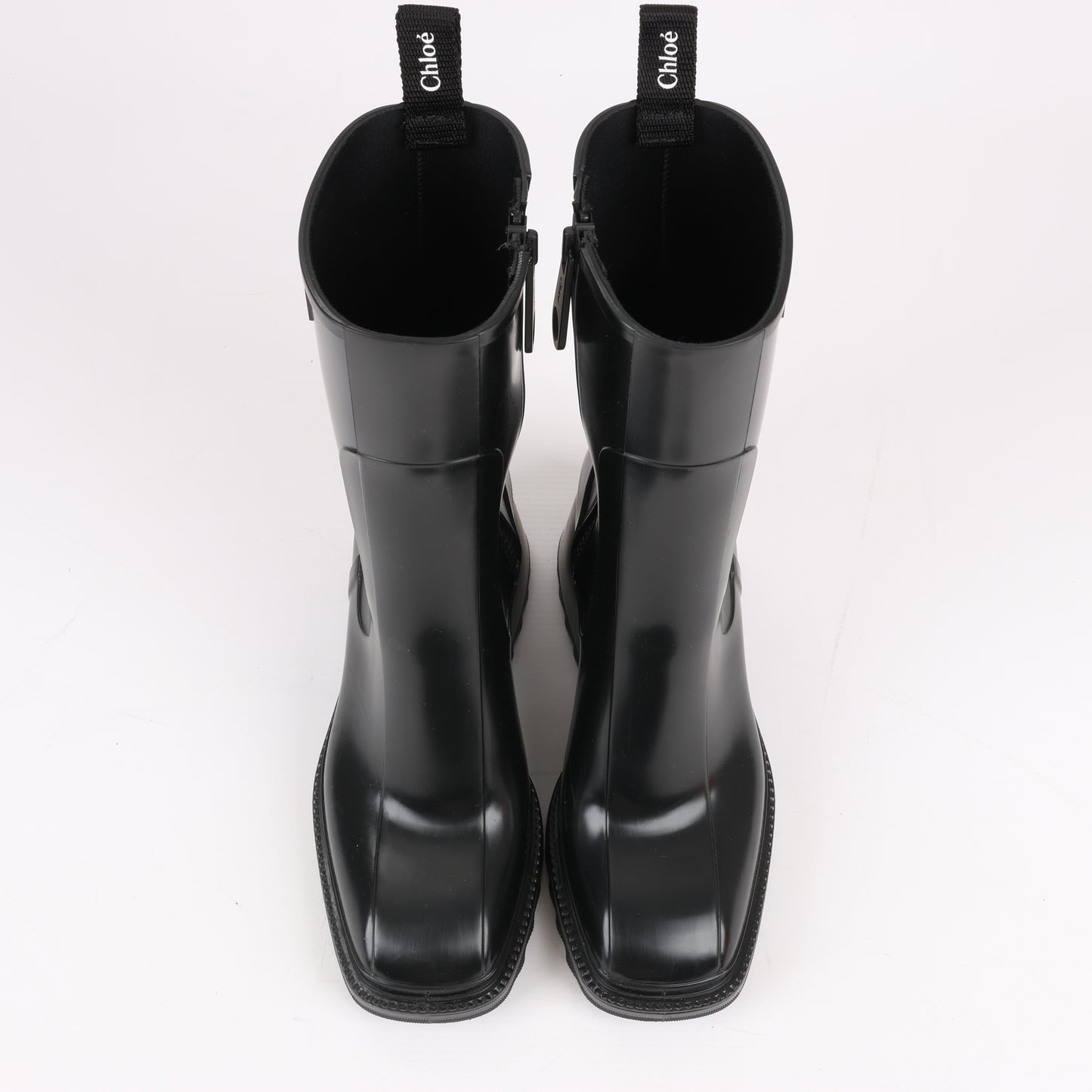 Chloe BETTY Rubber Boots in Black, Size 38 EU
