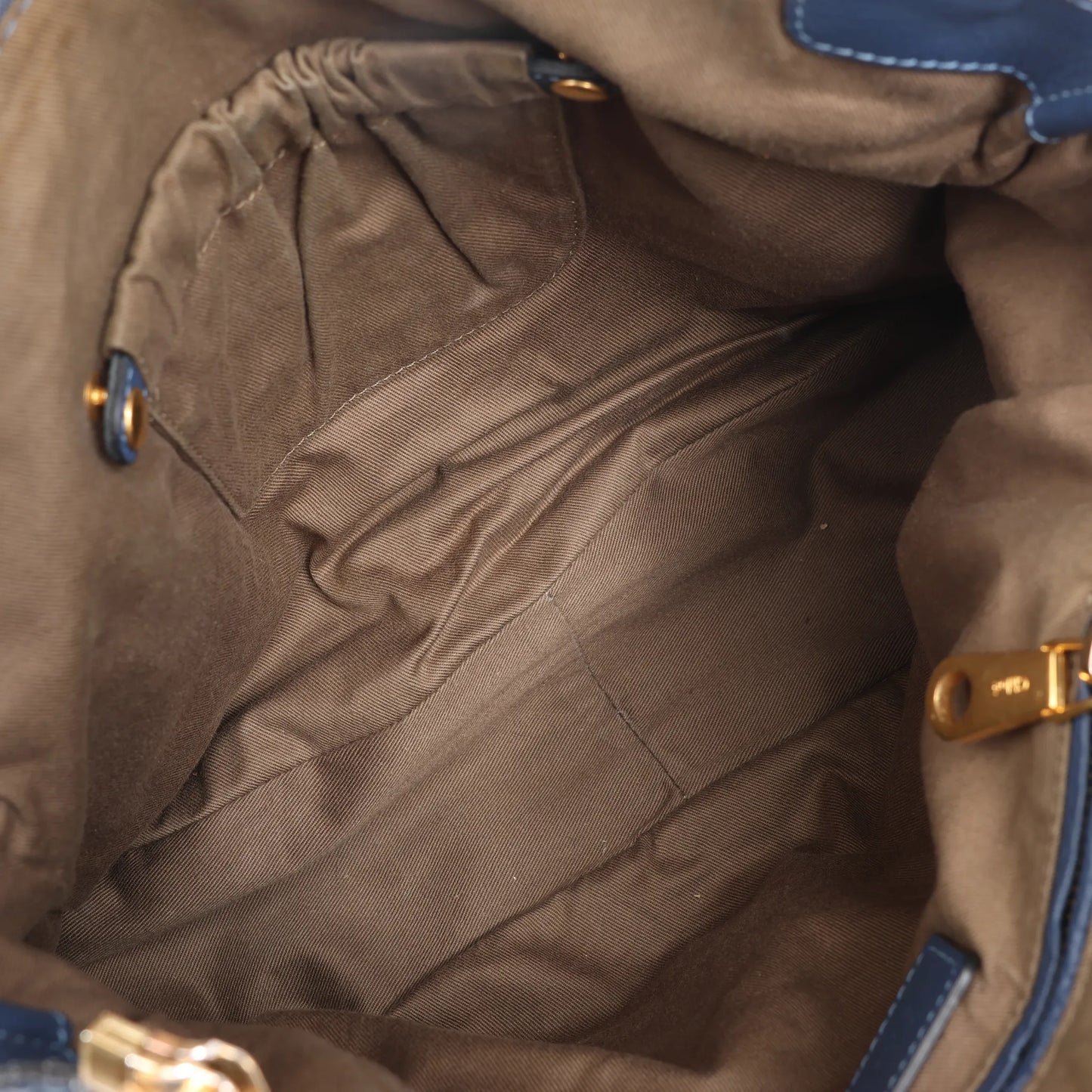 Chloe Marcie Leather Medium 2Way Handbag in Navy Blue