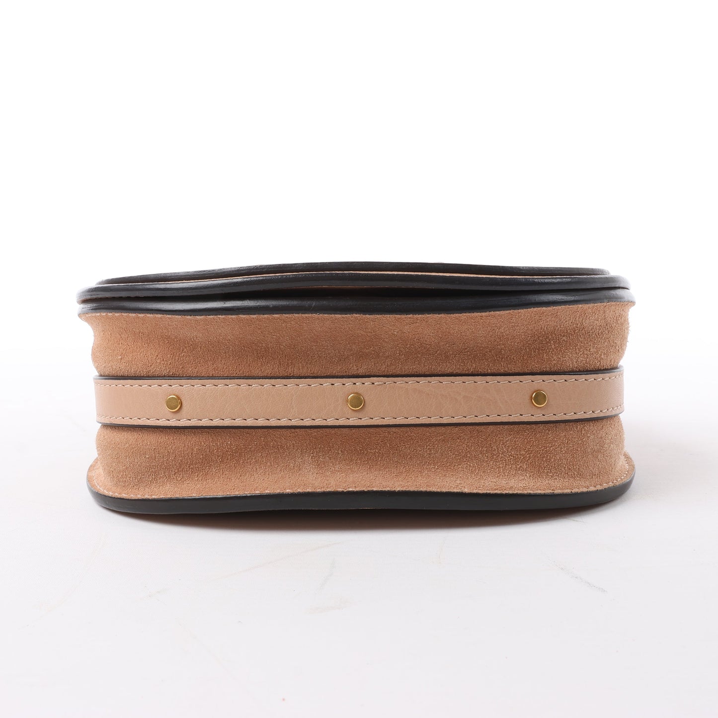 CHLOE Nile Bracelet Leather Small 2Way Shoulder Bag in Beige