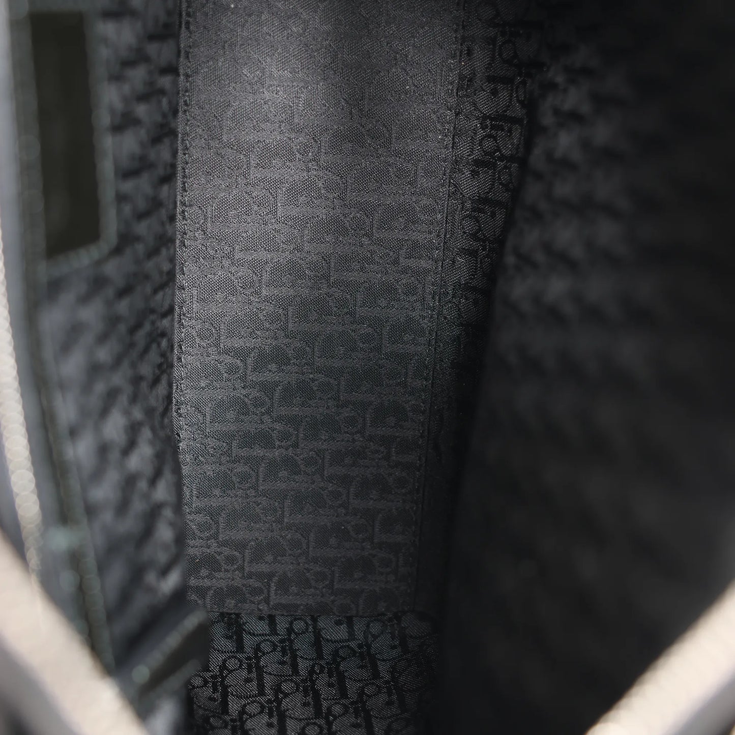 Dior Lady Dior Large Patent Leather Cannage 2Way Handbag in Black