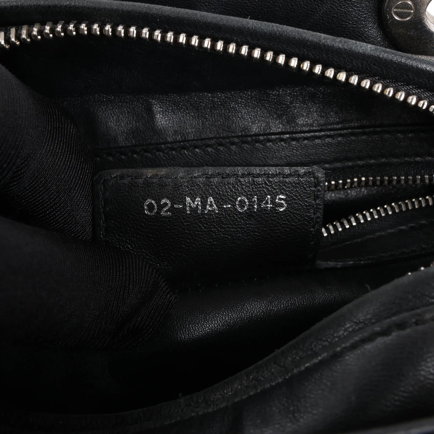 Dior Lady Dior Sequins Medium Handbag in Navy Blue