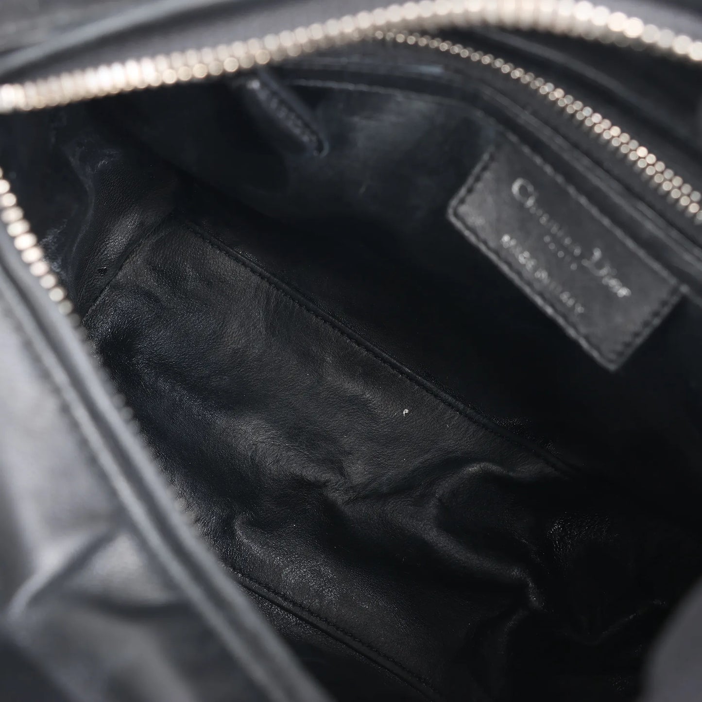 Dior Lady Dior Sequins Medium Handbag in Navy Blue