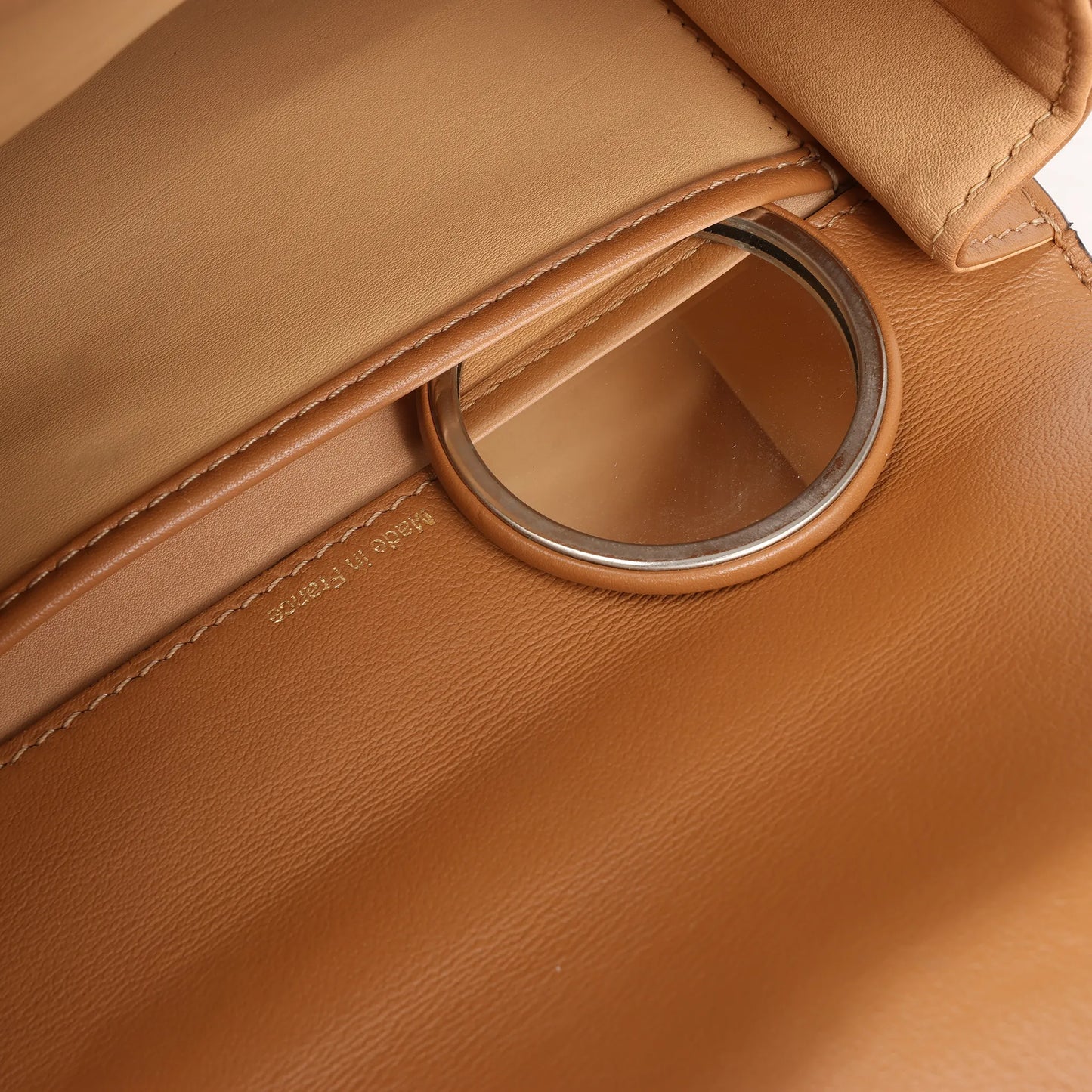 Delvaux Tempête PM Leather 2Way Handbag in Brown