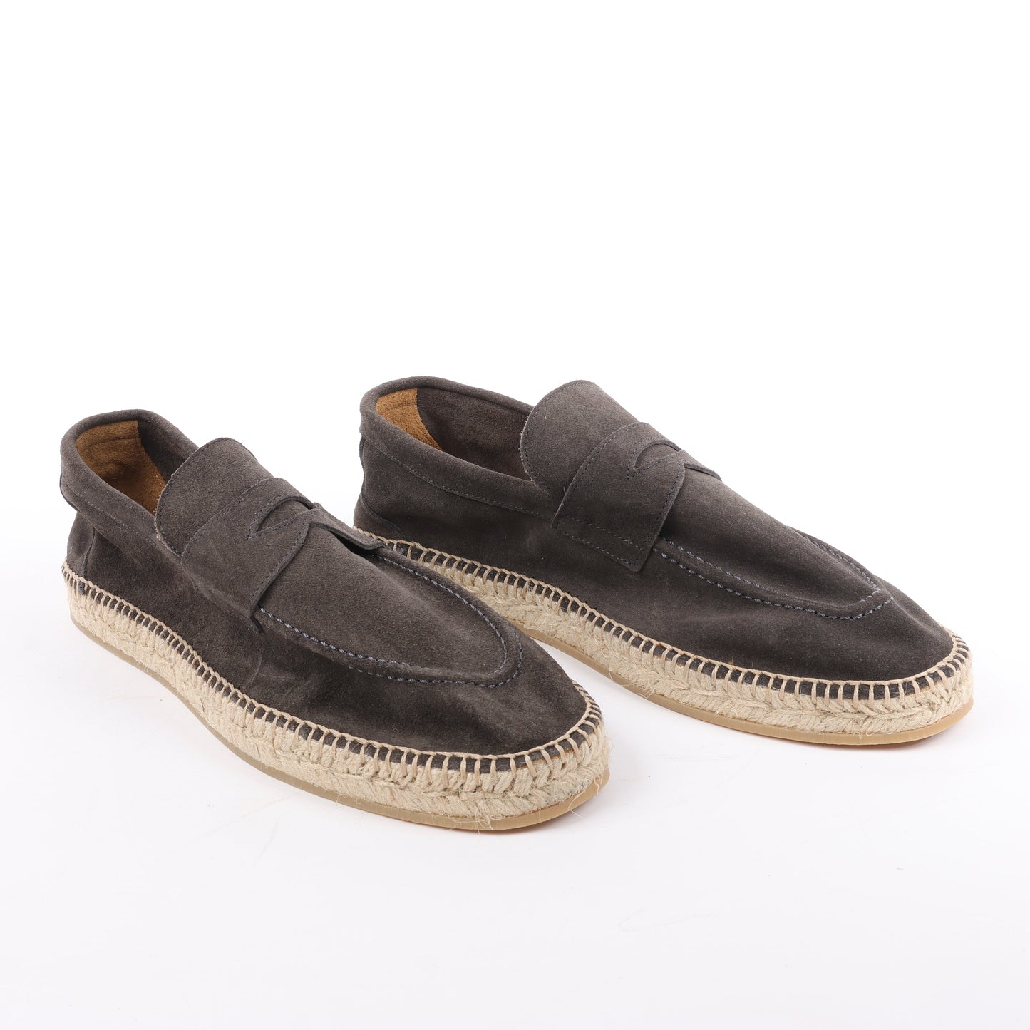 Espadrilles en daim ELEVENTY marron, côté 44 EU KEEP