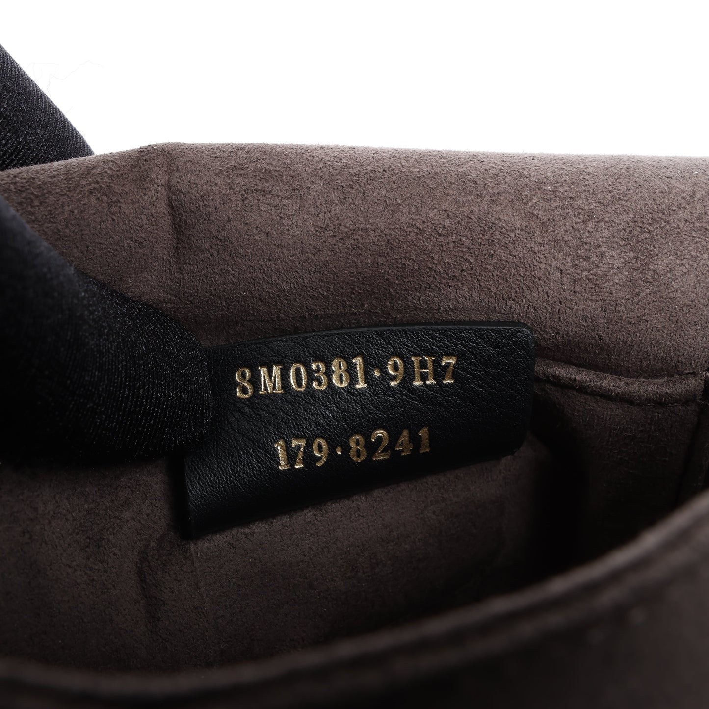 Sac à bandoulière en cuir FENDI Mini Kan I avec chaîne, doré 8M0381
