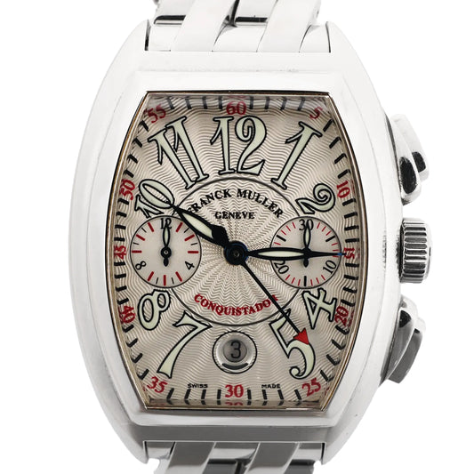 Franck Muller Conquistador 8002CC 1138 SS AT Watch with Beige Dial