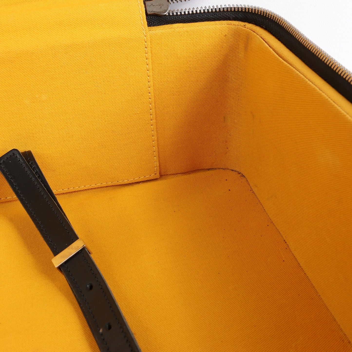 Goyard Trolle PM PVC x Leather Travel Bag in Brown