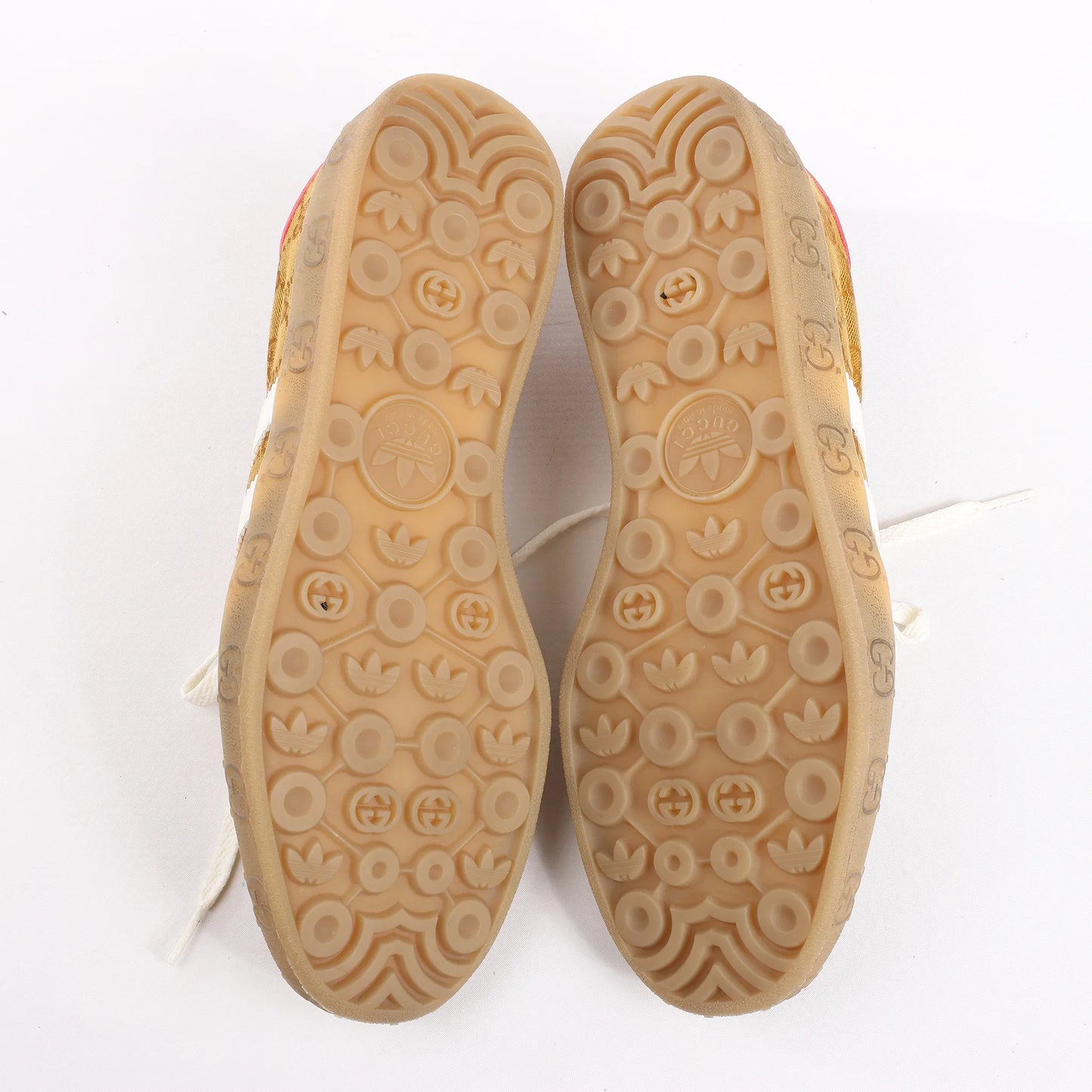 Gucci x Adidas Gazelle GG Canvas Sneakers in Brown HQ8850, Size 43 EU