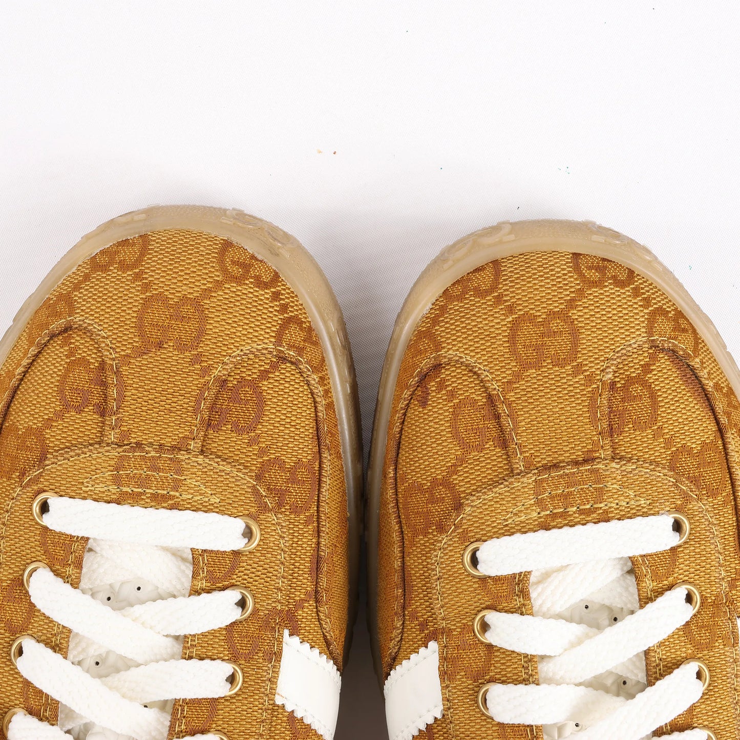 Gucci x Adidas Gazelle GG Canvas Sneakers in Brown HQ8850, Size 43 EU