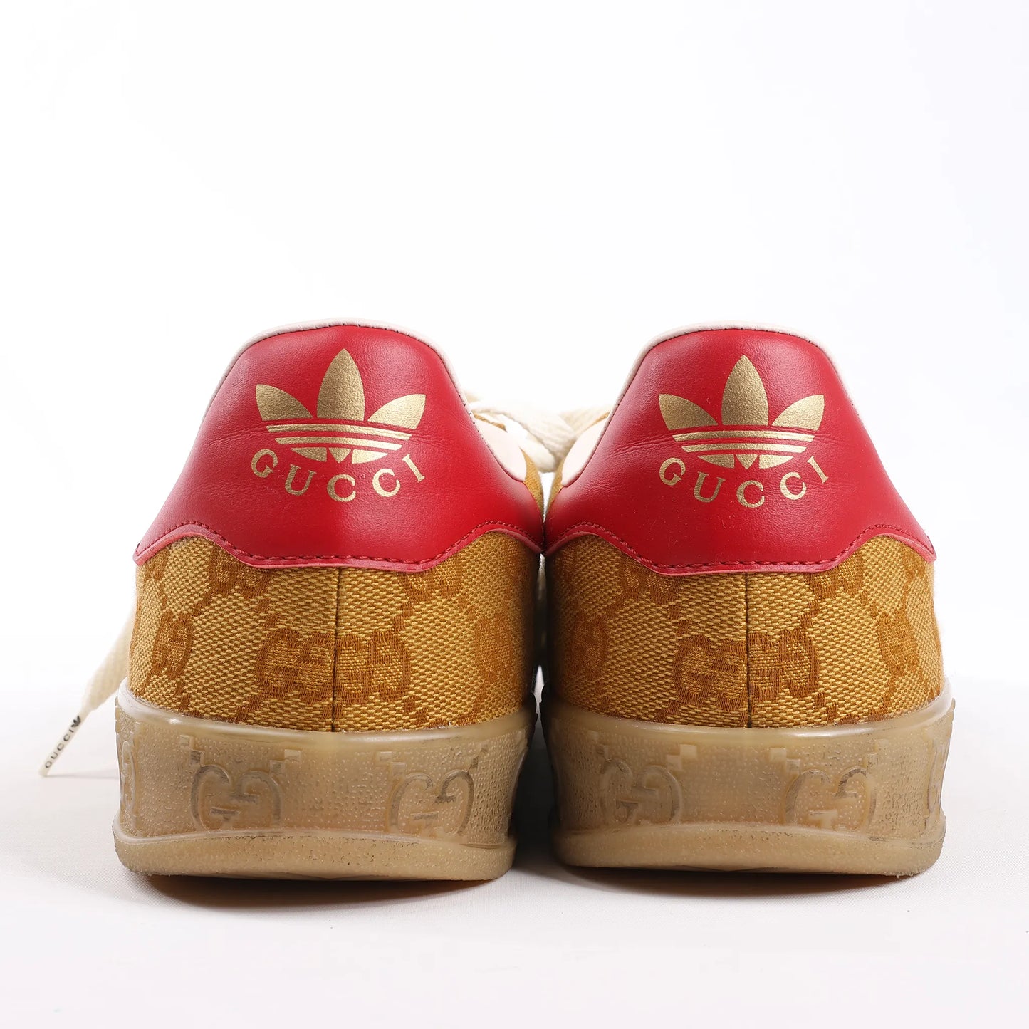 Gucci x Adidas Gazelle GG Canvas Sneakers in Brown HQ8850, Size 43 EU