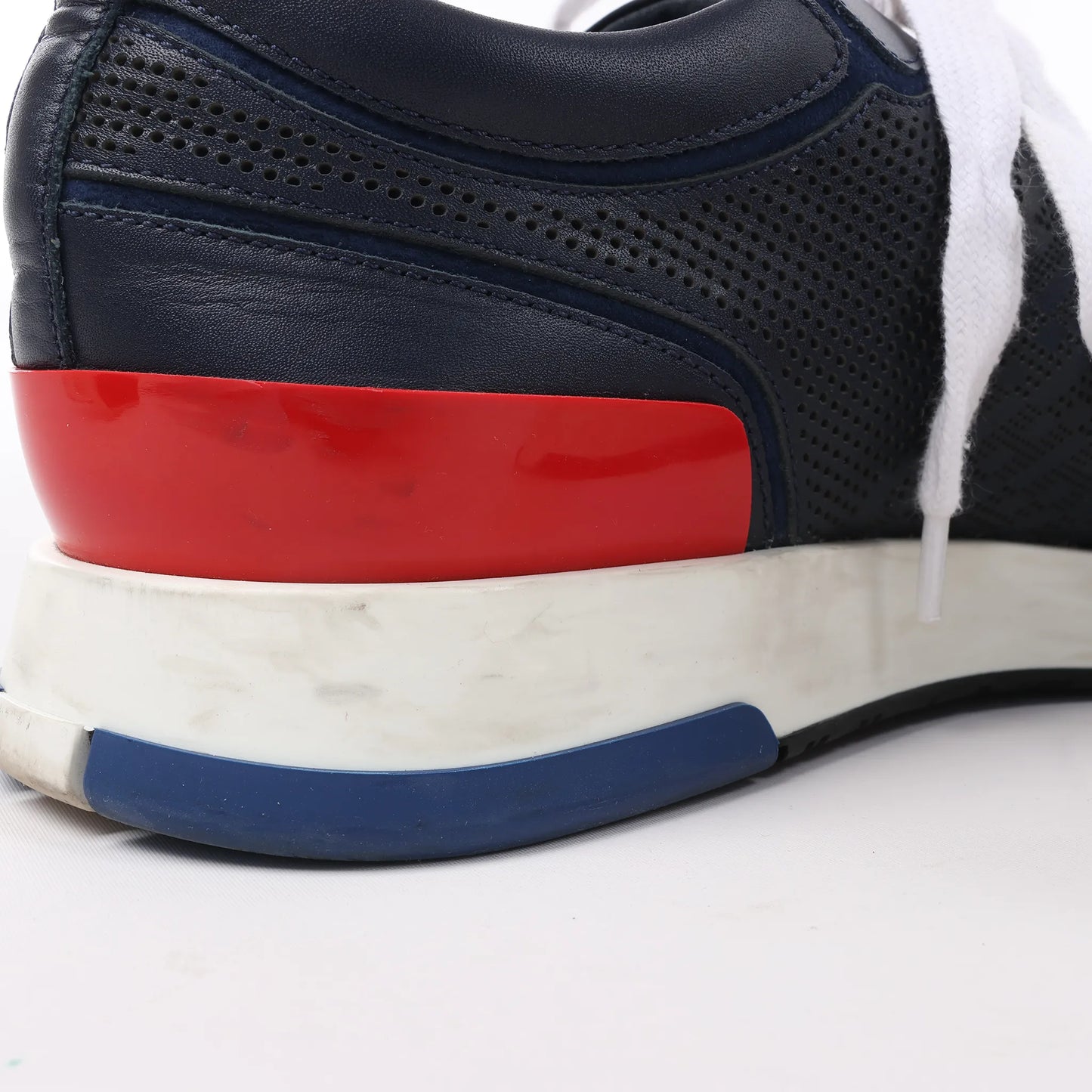 Hermès Addict Leather Sneakers in Navy Blue, Size 43 EU