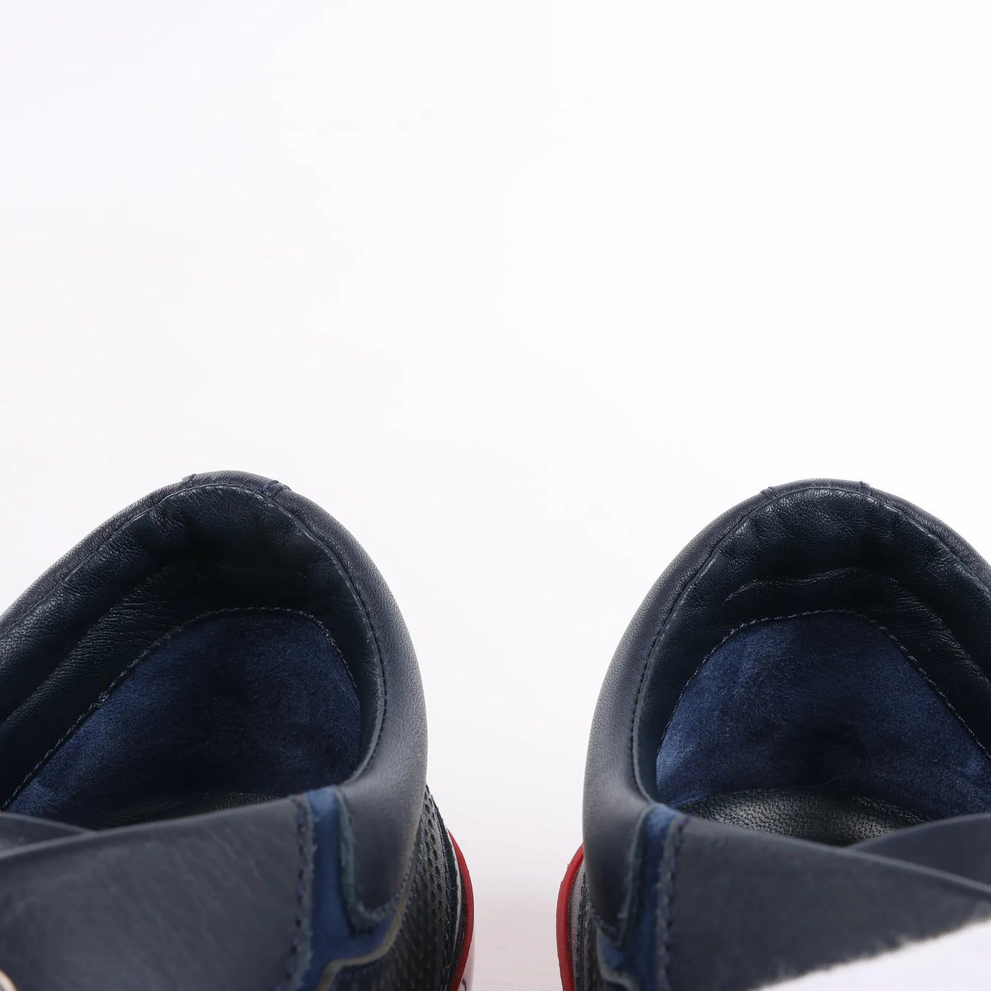 Hermès Addict Leather Sneakers in Navy Blue, Size 43 EU