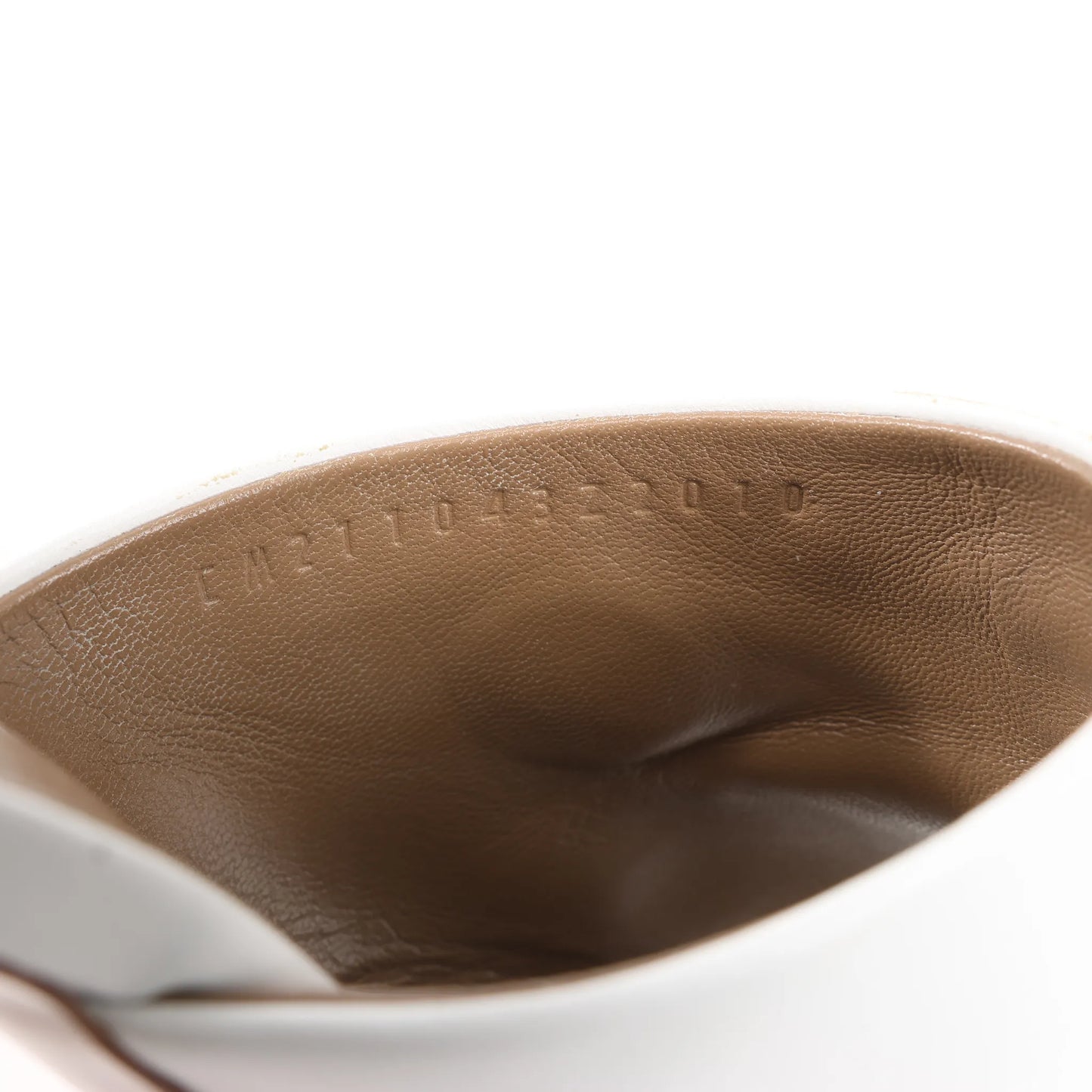 Hermès Camilla Leather Louris Buckle Mule Sandals in White, Size 37.5 EU