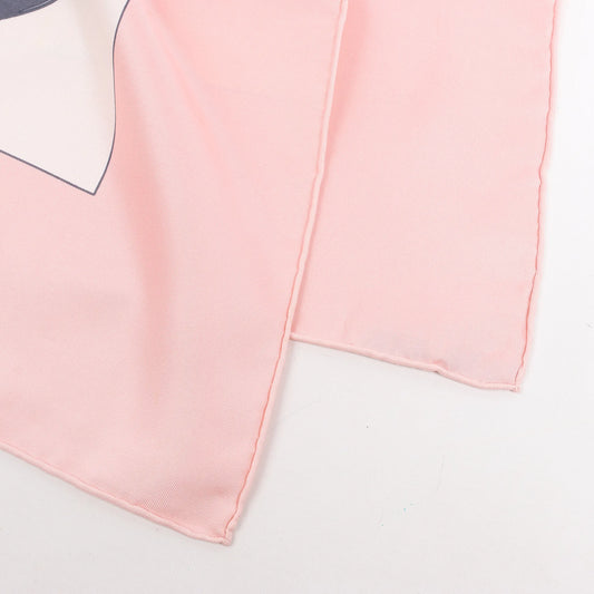 Hermès Carré 90 "BRIDES de GALA" Silk handkerchief in Pink