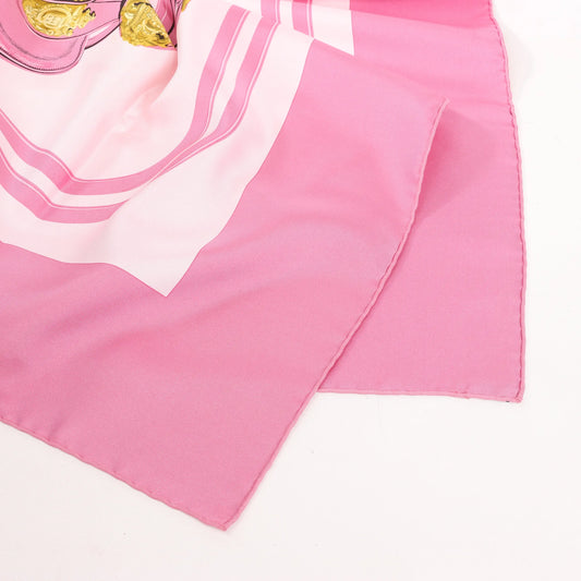 Hermès Carré 90 "BRIDES de GALA" Silk handkerchief in Pink