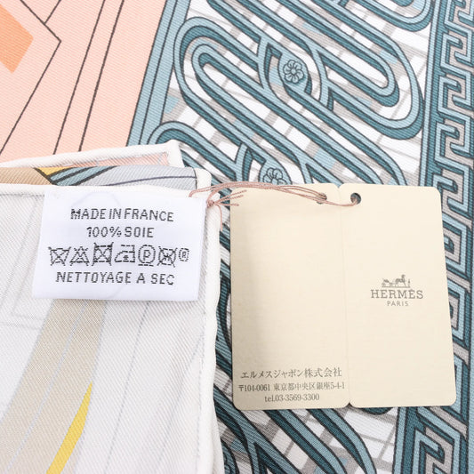 Hermès Carré 90 "MYSTERE AU 24" Silk handkerchief in Multicolor