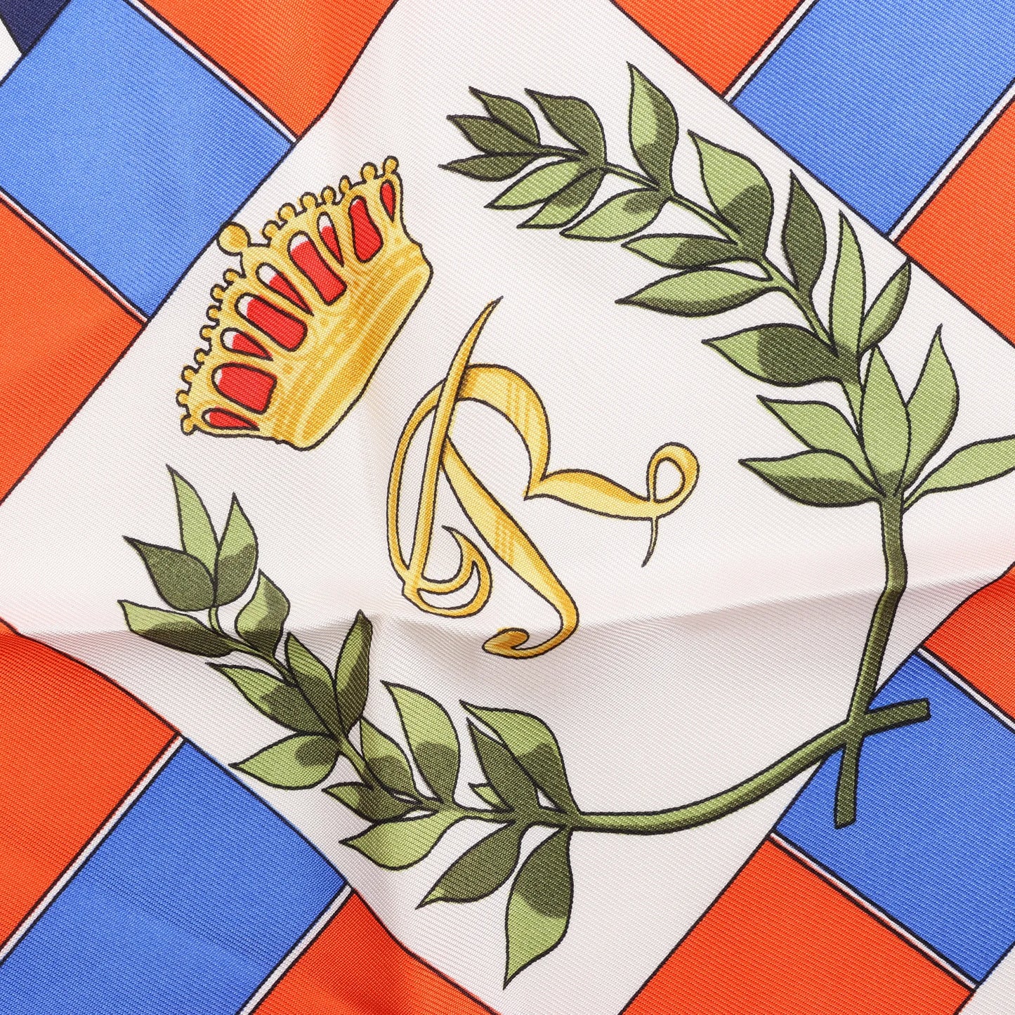Hermès Carré 90 "SEXTANTS" Silk handkerchief in Blue