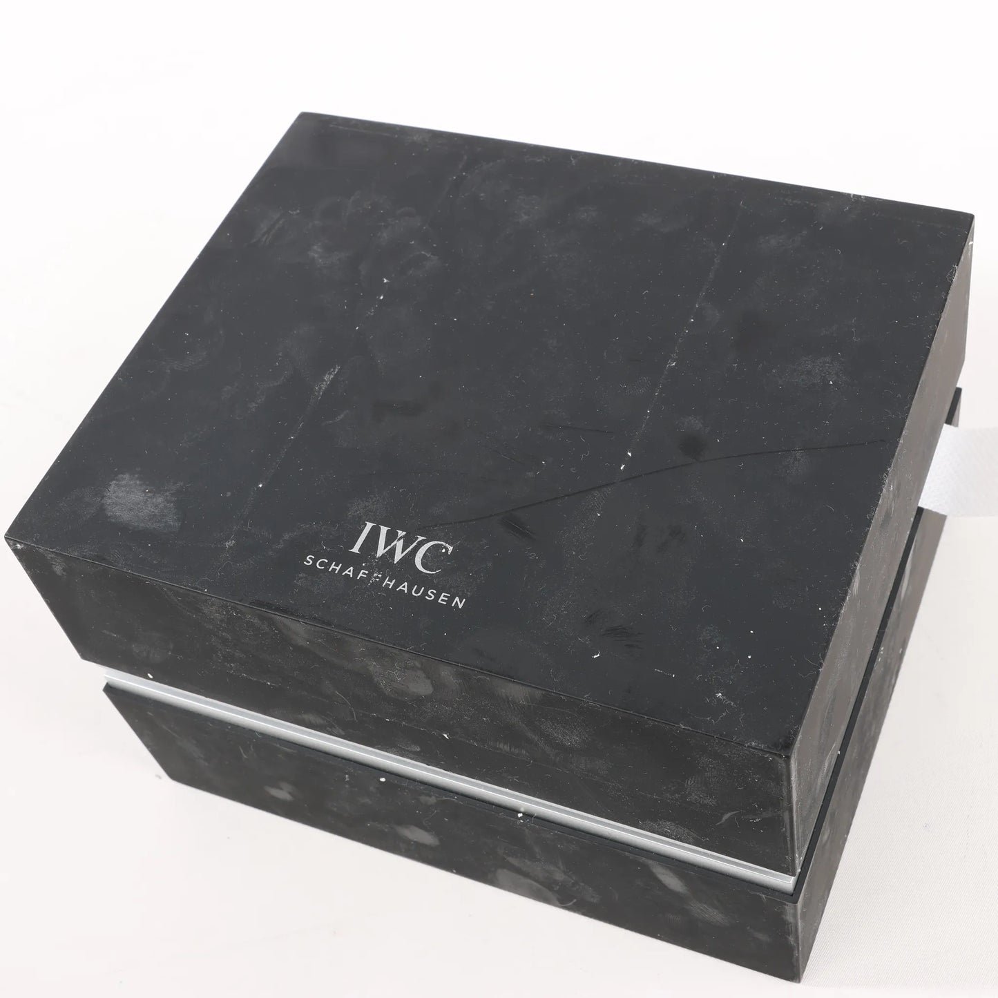 IWC Aquatimer Chronograph IW376803 5334787 Edelstahl & Kautschuk AT Uhr mit schwarzem Zifferblatt