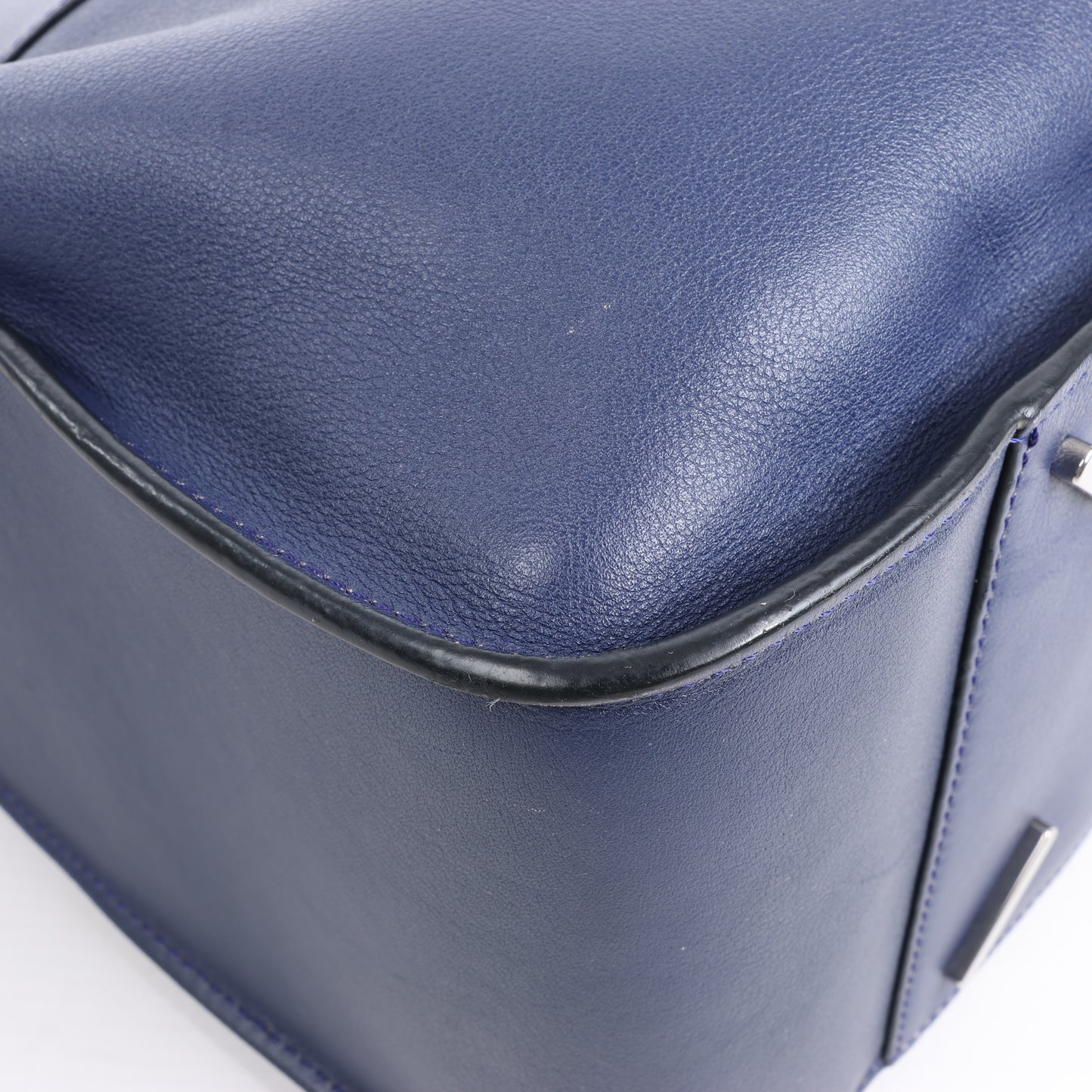 Petit sac à main bidirectionnel en cuir LOEWE Hammock, bleu marine