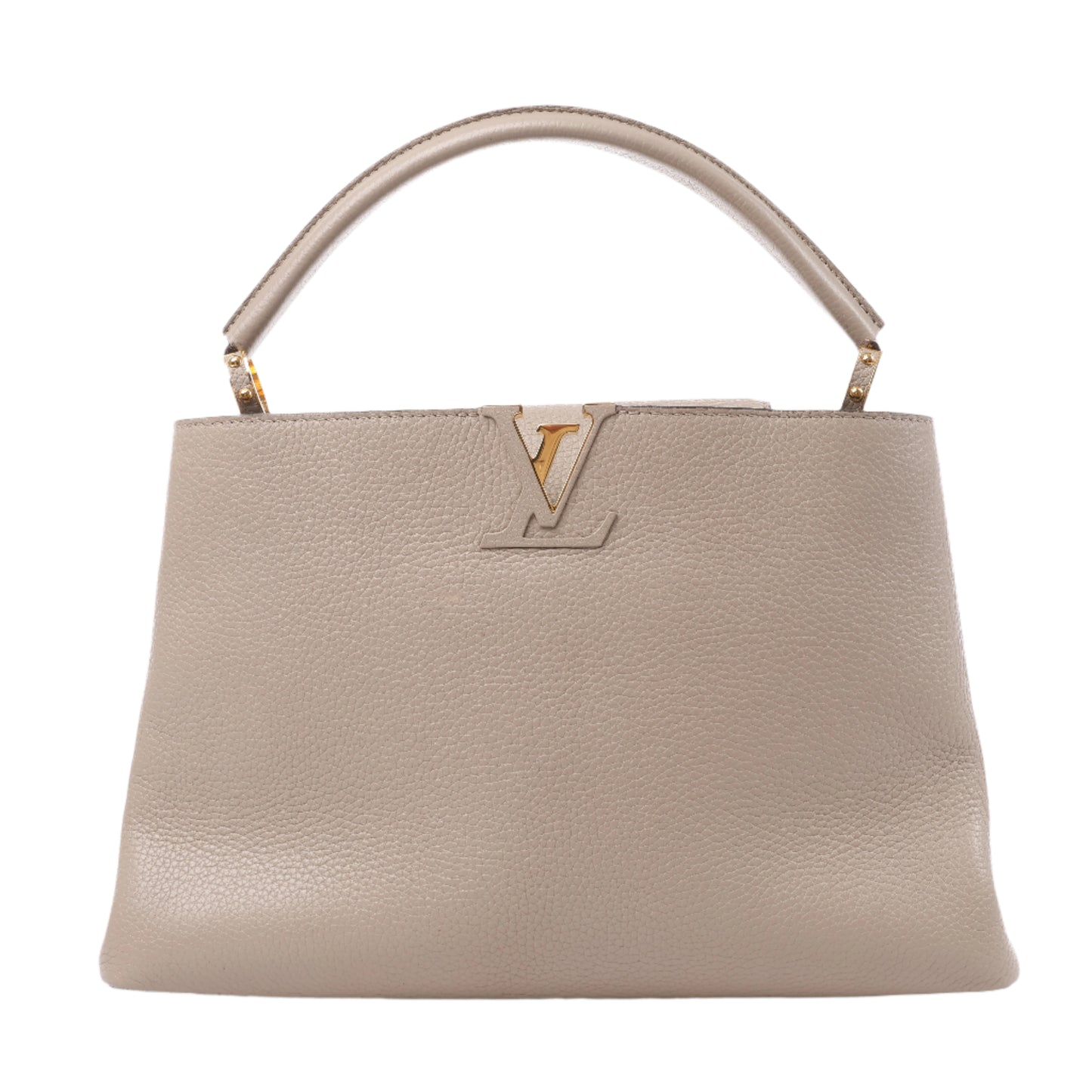 Louis Vuitton Parnassea Capucines MM Handbag in Beige M94428