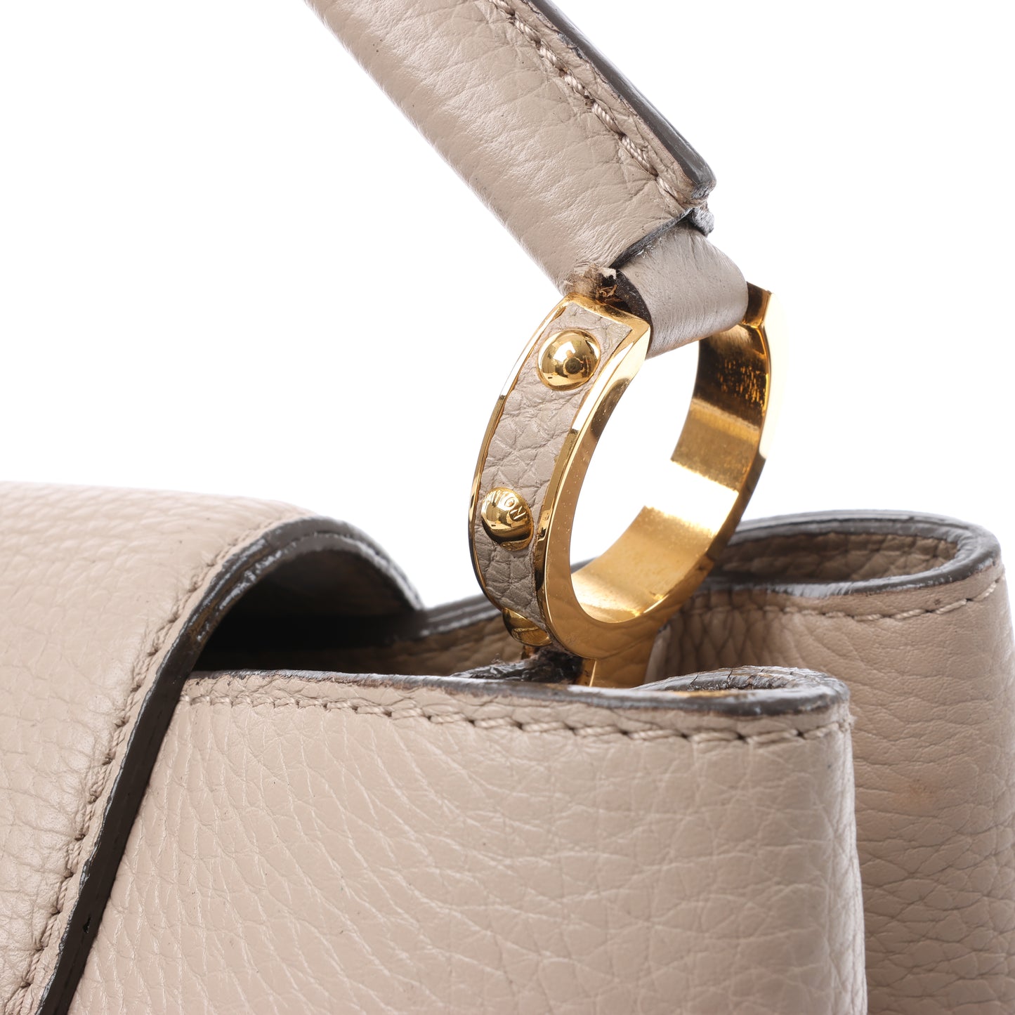 Louis Vuitton Parnassea Capucines MM Handbag in Beige M94428