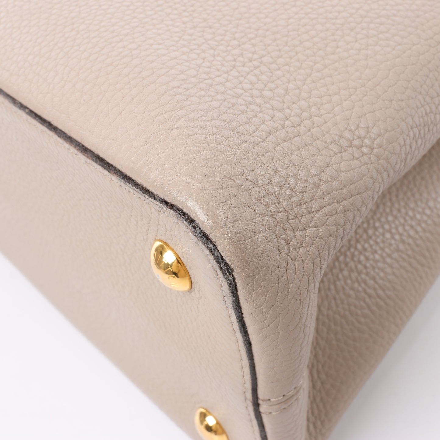 Louis Vuitton Parnassea Capucines MM Handbag in Beige M94428
