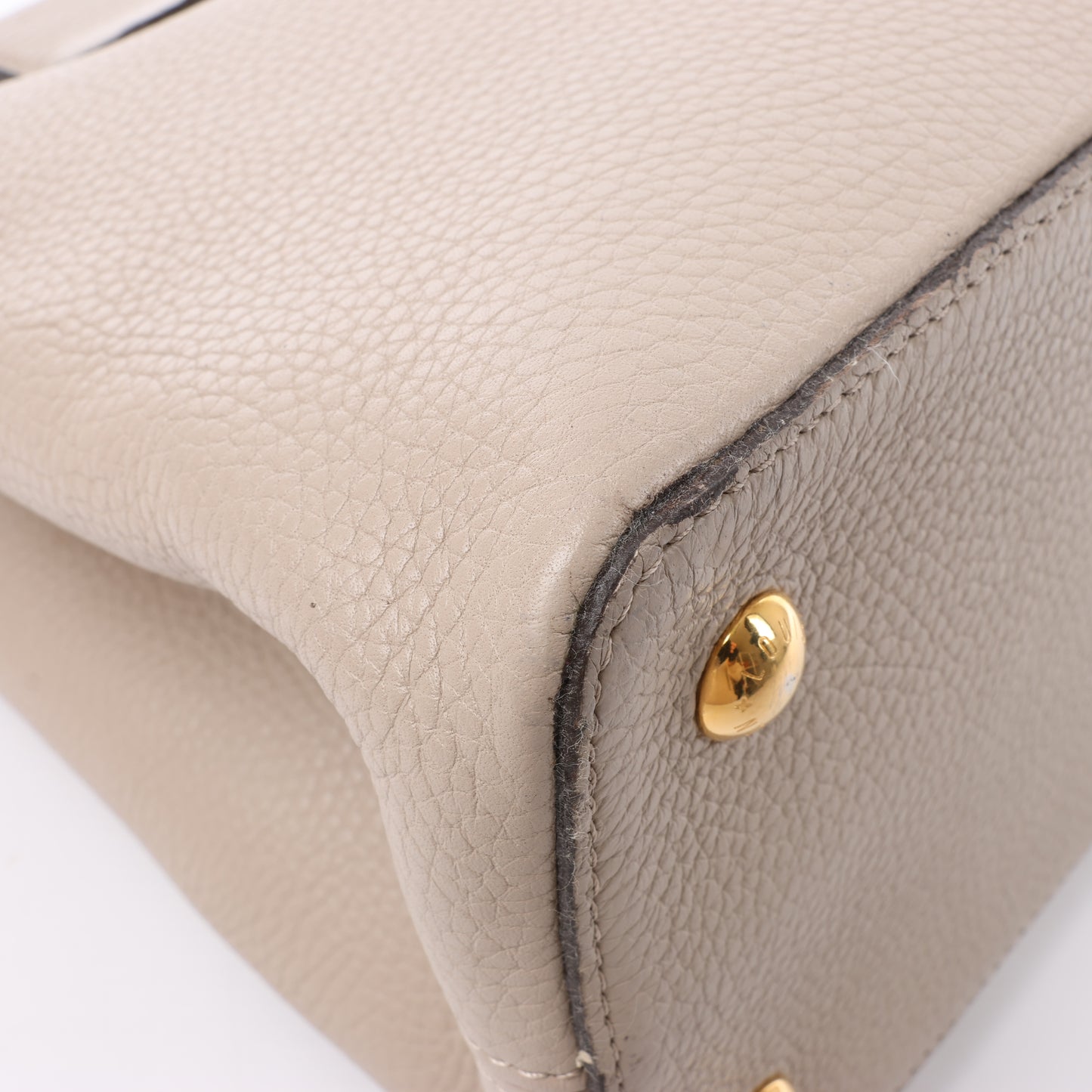 Louis Vuitton Parnassea Capucines MM Handbag in Beige M94428