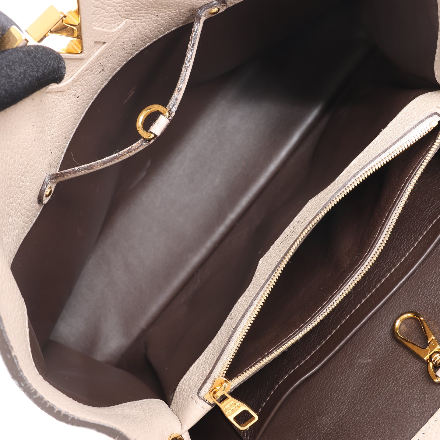 Louis Vuitton Parnassea Capucines MM Handbag in Beige M94428