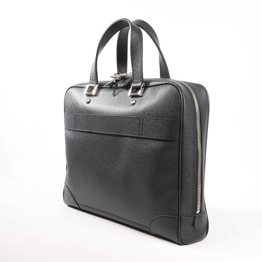 Louis Vuitton Porte Alexander Taiga Leather Handbag in Black M31162