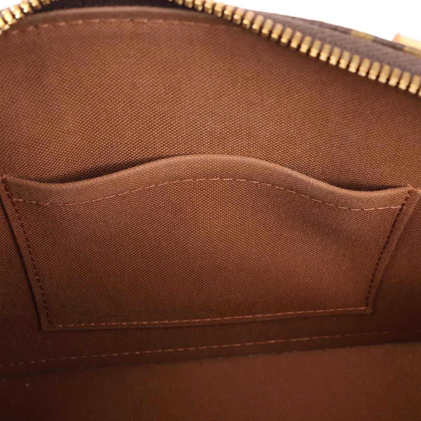 Louis Vuitton Alma BB Monogram Canvas 2Way Handbag in Brown M53152