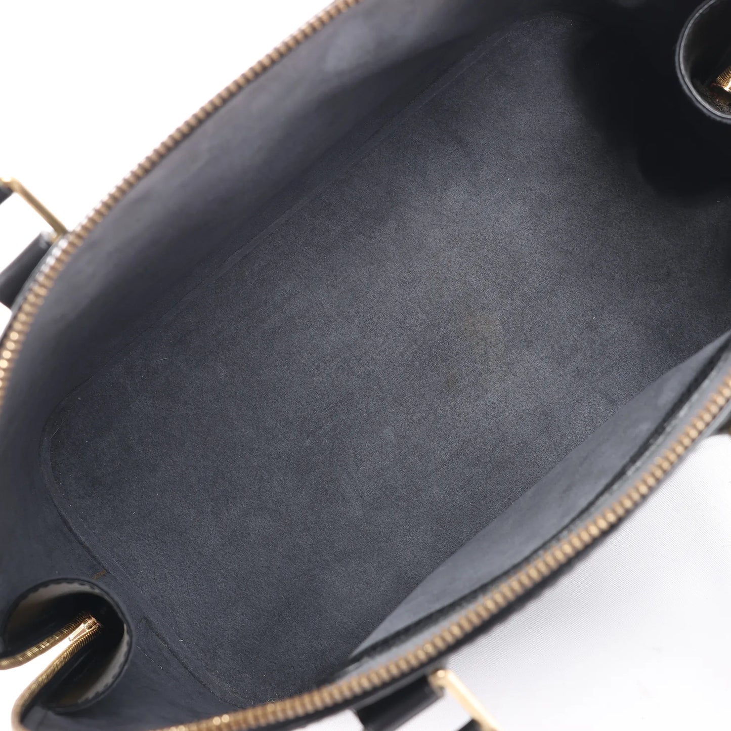 Sac à main Louis Vuitton Alma en cuir Epi noir M40302