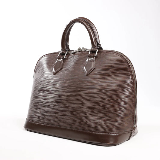 Louis Vuitton Alma PM Epi Leather Handbag in Brown M52143