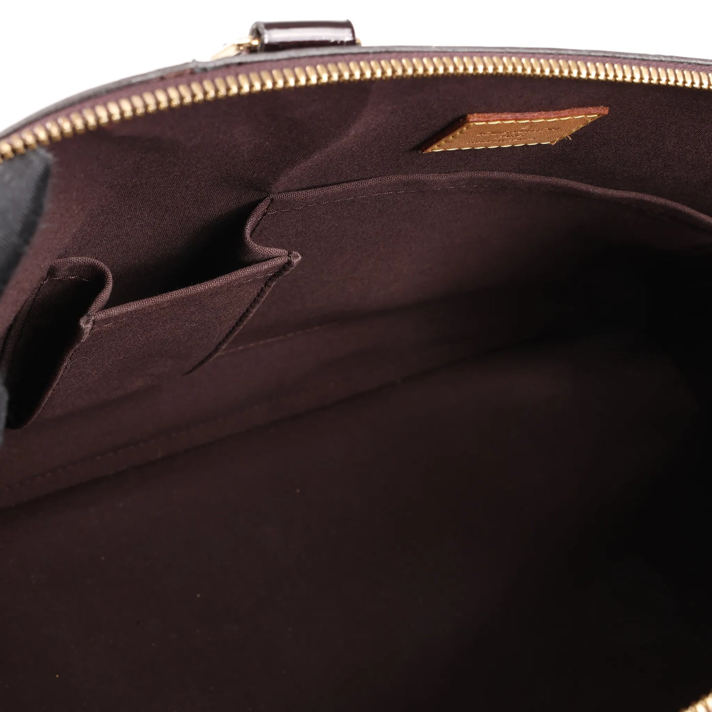 Louis Vuitton Vernis Alma GM Handbag in Amarante M93595