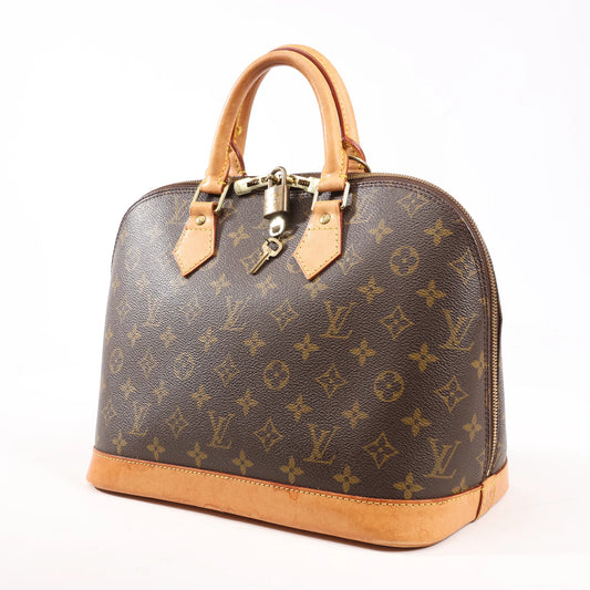 Louis Vuitton Monogram Canvas Alma PM Handbag in Brown M51130