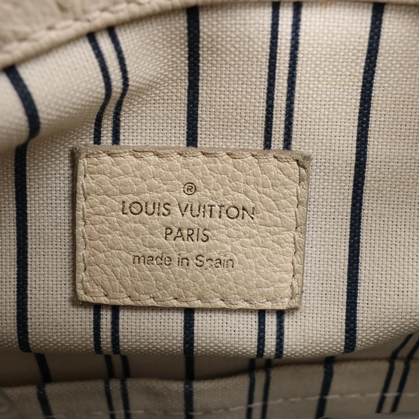 Louis Vuitton Monogram Empreinte Artsy MM Shoulder Bag in Beige M93449