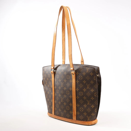 Louis Vuitton Babylone Classic Monogram Canvas Shoulder Bag in Brown M51102