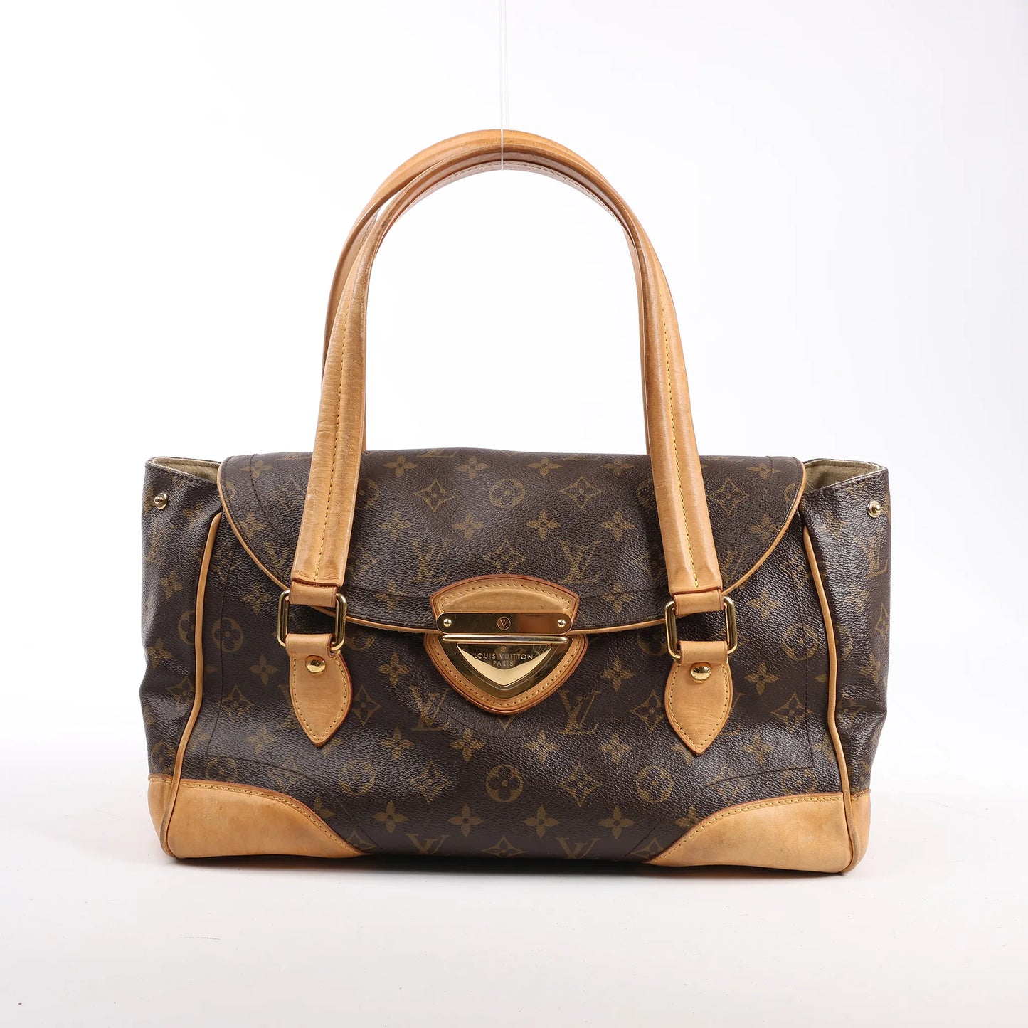 Louis Vuitton Monogram Canvas Beverly GM Handbag in Brown M40120