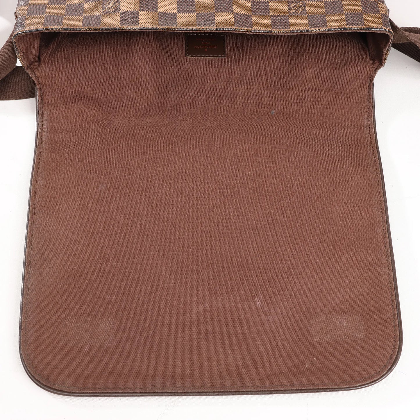 Louis Vuitton Damier Ebene Brooklyn MM Crossbody Bag in Brown N51211