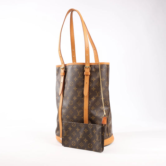 Louis Vuitton Monogram Canvas Bucket GM Shoulder Bag M42236