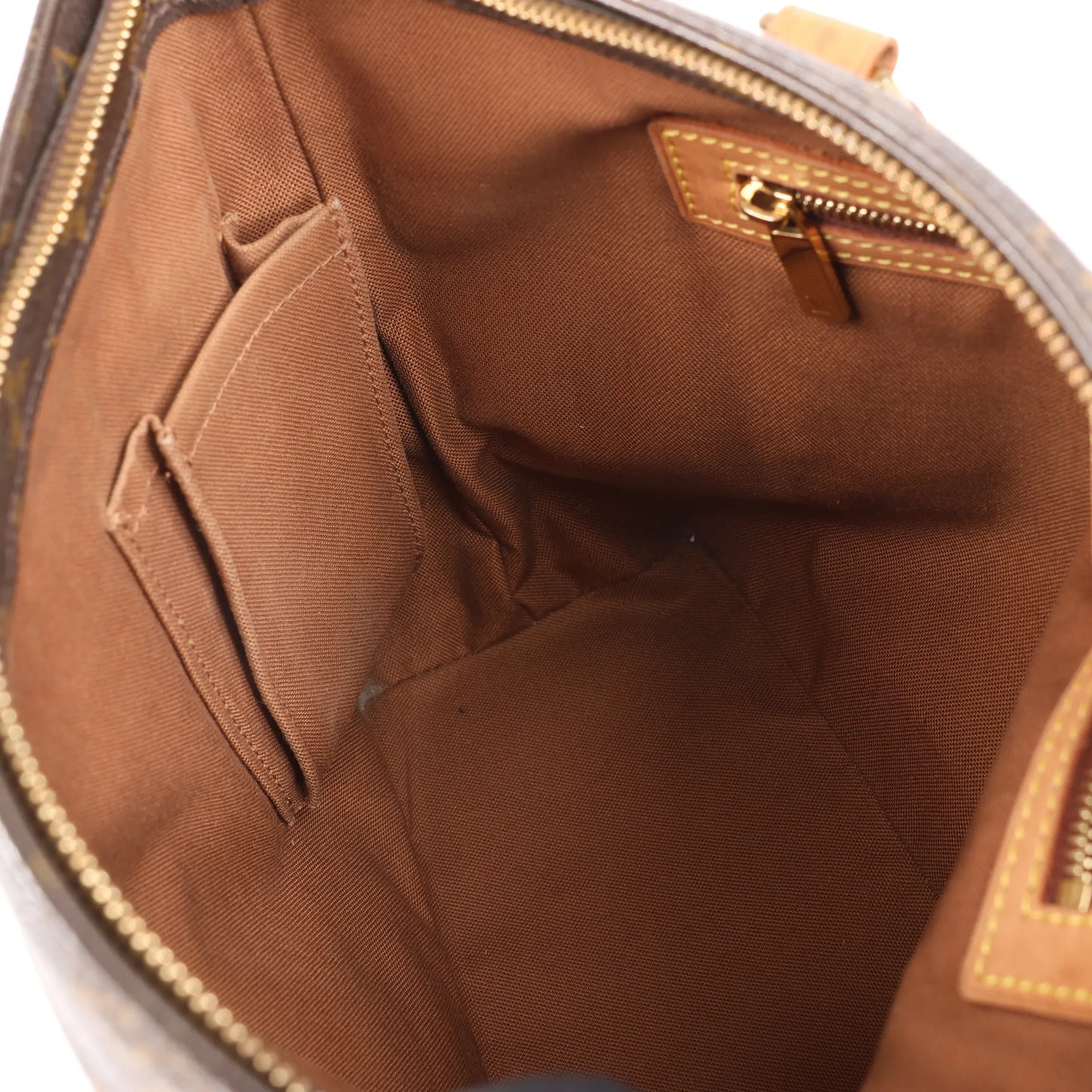 Louis Vuitton Monogram Cabas Piano Shoulder Bag in Brown M51148