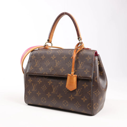 Louis Vuitton Monogram Canvas Cluny BB 2Way Handbag M42738