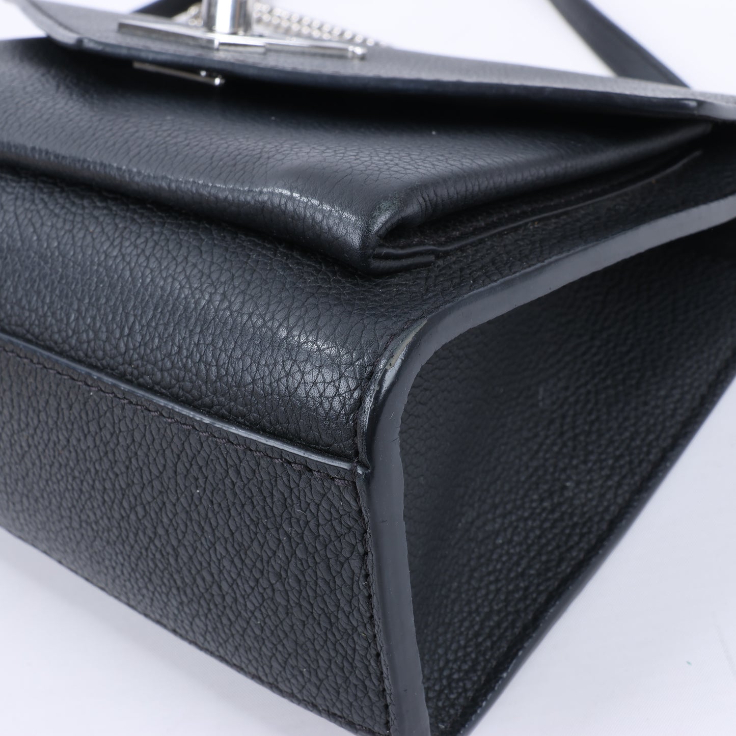 Sac à main Louis Vuitton Cuir Taurillon MyLockMe BB 2 voies Noir M51418
