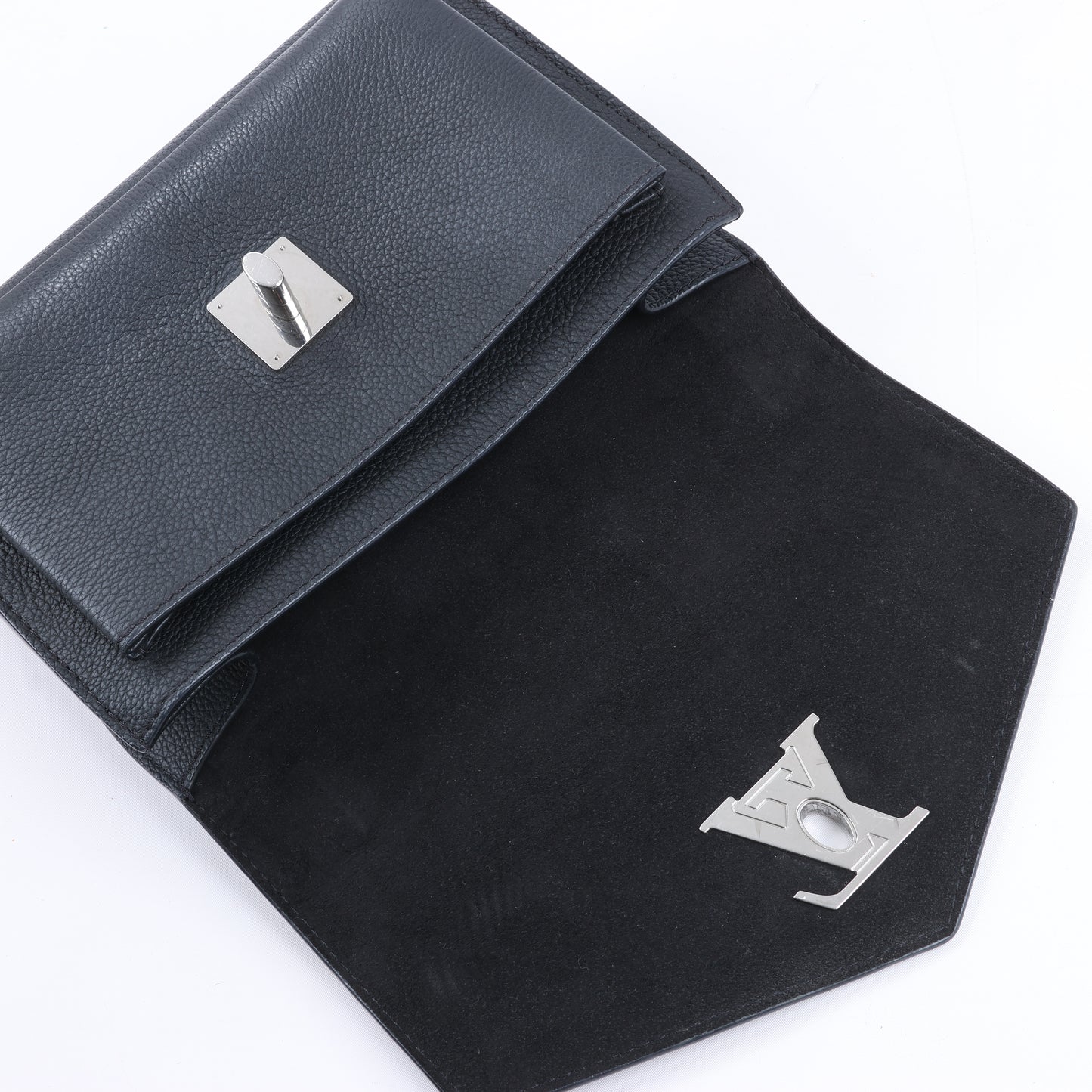 Sac à main Louis Vuitton Cuir Taurillon MyLockMe BB 2 voies Noir M51418